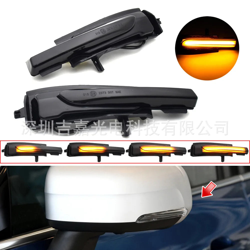 For Volvo Volvo XC60 XC90 V90 MK2 II S90 rearview mirror light running water turn signal.signal lamp assembly.car led light