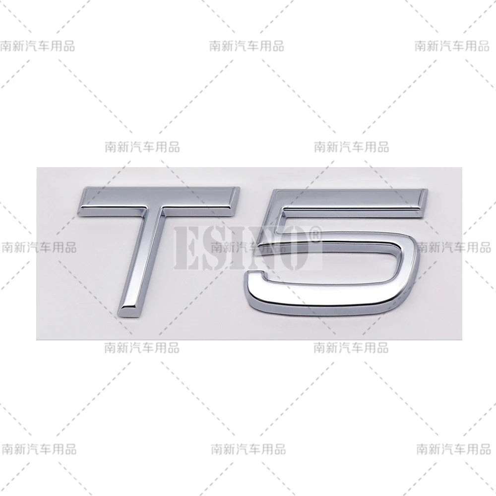 3D T3 T4 T5 T6 T7 T8 3D ABS Adhesive Rear Trunk Emblem Badge Sticker for Volvo XC40 XC60 XC90 V40 V60 V70 V90 S40 S60 S80 S90