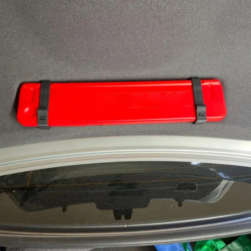 1Pc Emergency Warning Triangle Bracket / Support Car Trunk Sign Fixed Buckle For Volvo S60 V70 Xc60 Xc70 S40 V50 S80 30721387