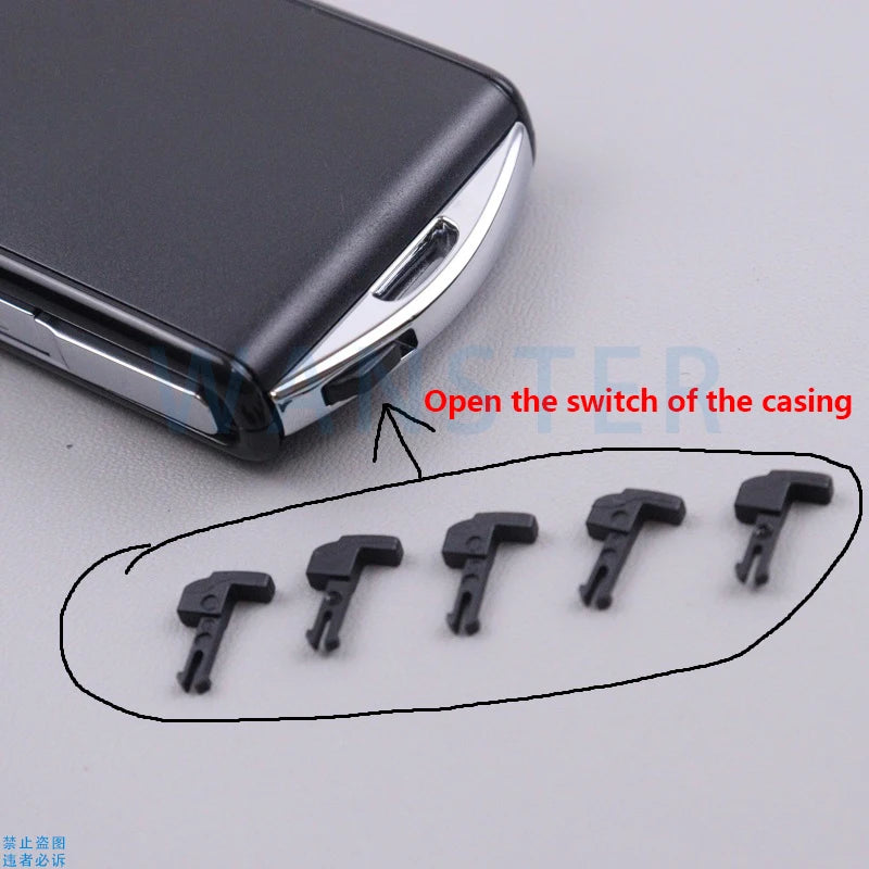 Open The Switch of Key Casing for Volvo S60 V60 S90 V90 XC40 XC60 XC90 C40 EX90 for Polestar 2 Remote Key Parts Accessories