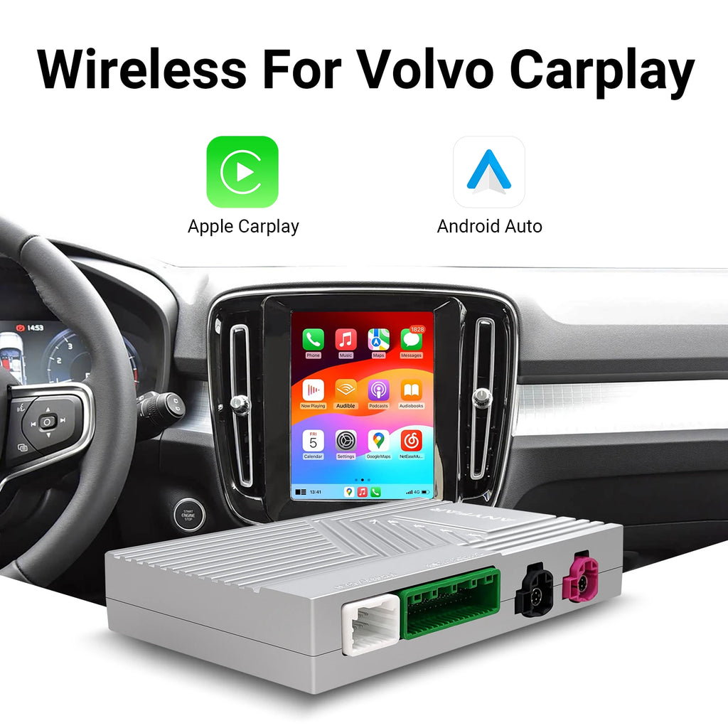 Wireless CarPlay Android Auto retrofit kit decoder box CarPlay Interface for Volvo V60 V90 S60 XC40 XC60 XC90 S60 S90 2017-2022