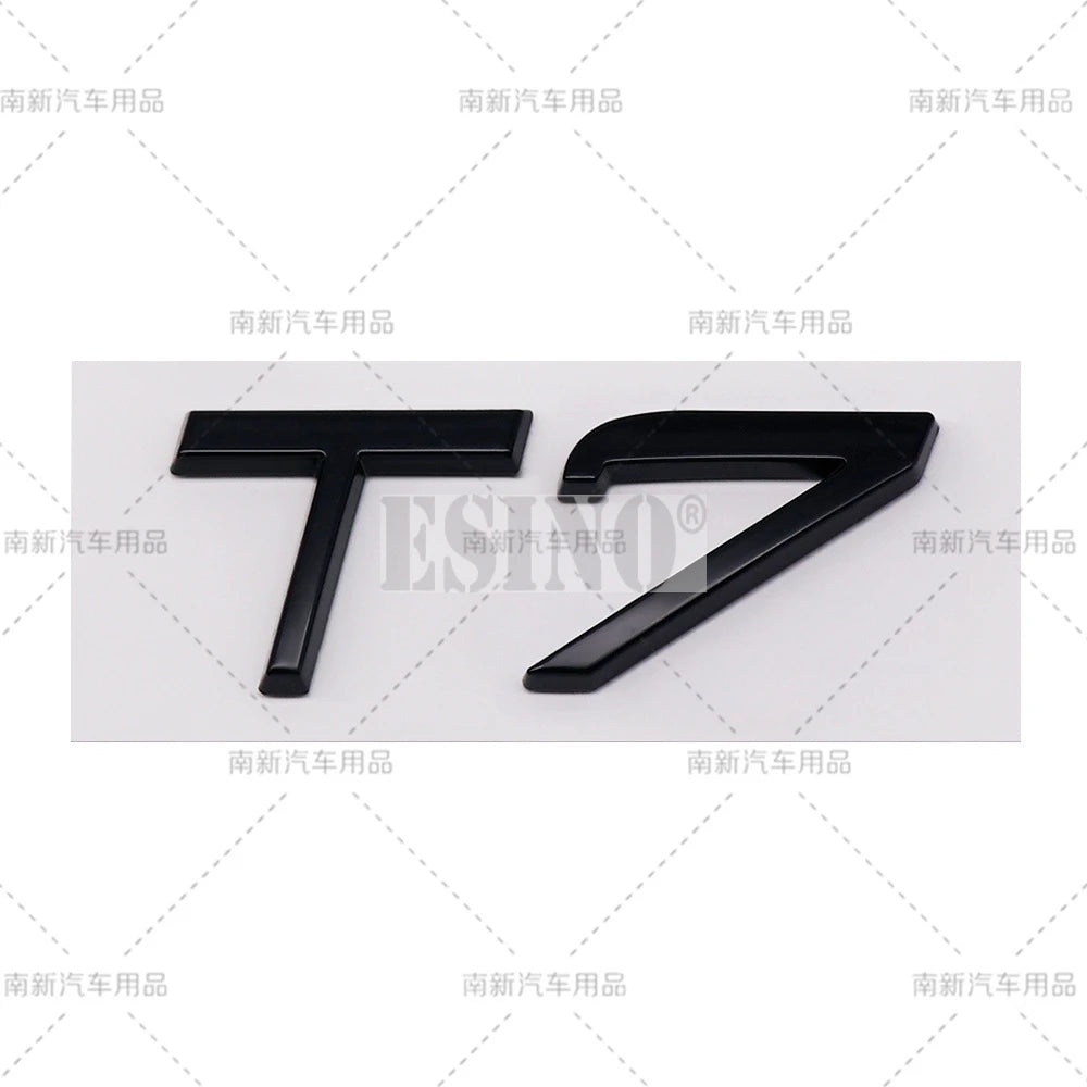 3D T3 T4 T5 T6 T7 T8 3D ABS Adhesive Rear Trunk Emblem Badge Sticker for Volvo XC40 XC60 XC90 V40 V60 V70 V90 S40 S60 S80 S90