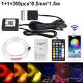 RGBW 1/2/4 Split Machine Car Roof Star Light APP Control Fiber Optic Star Ceiling Light Starry Sky Ceiling for Car Home