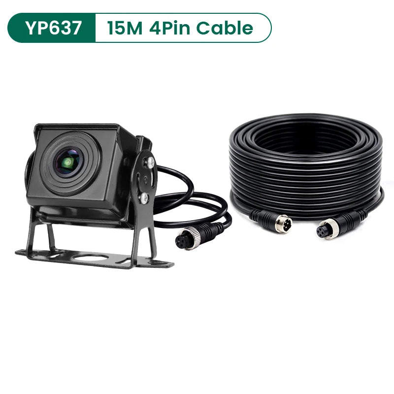 GreenYi 170° AHD 1920*1080P Fisheye Wide Angle Lens High Definition Starlight Night Vision Car Rear View Camera For Bus Truck