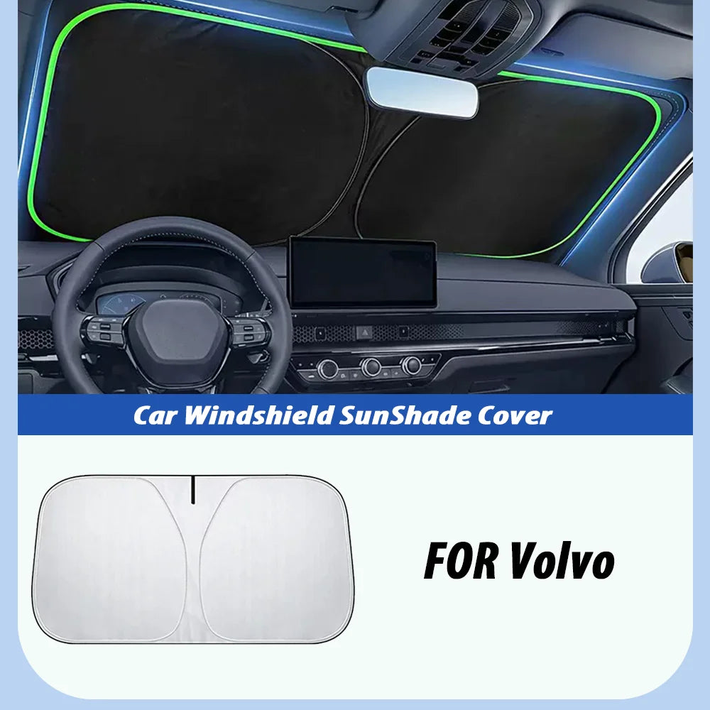 car laser sunshade windshield heat insulation sunshade Suitable for Volvo S60 S80 S90 V40 V60 V90 XC40 XC60 XC90