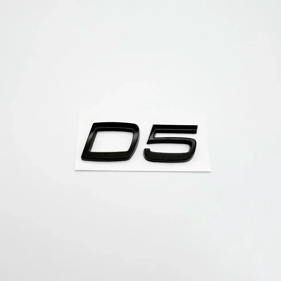 Car Metal D2 D3 D4 D5 D6 D7 Letters Logo Trunk Emblem Badge Sticker For Volvo S40 S60 V40 V50 XC40 XC60 V70 V60 S90 C30 XC90