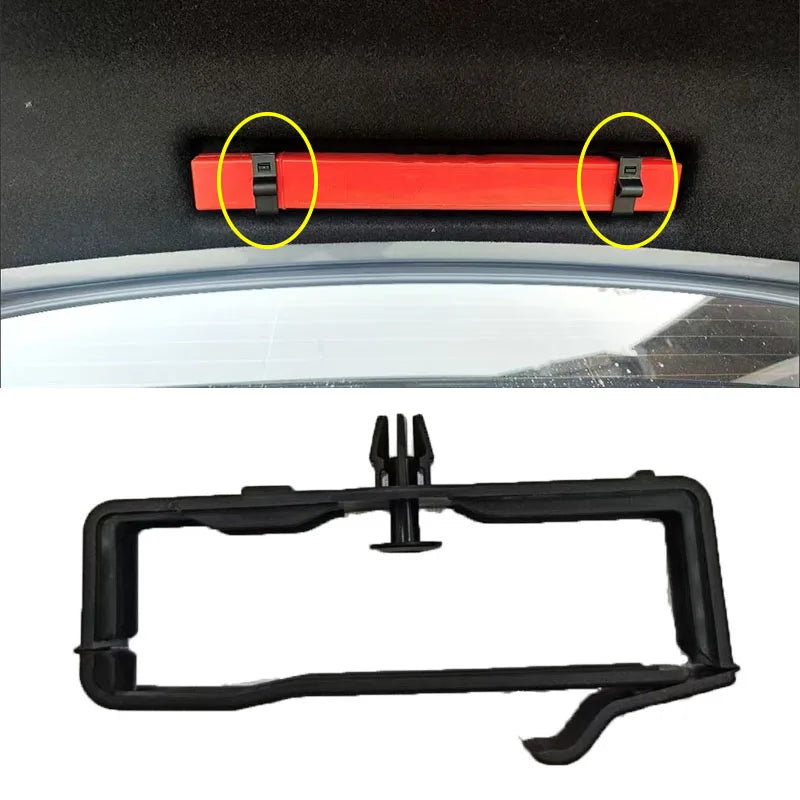 1Pc Emergency Warning Triangle Bracket / Support Car Trunk Sign Fixed Buckle For Volvo S60 V70 Xc60 Xc70 S40 V50 S80 30721387