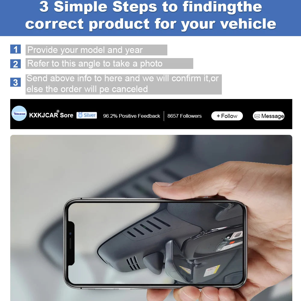 Customized OEM 4K HD Plug and play Car WIFi DV For Volvo XC60 S90 V90 2017 to 2020 Year model Video Recorder Recording Devices