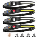 LED Sensor Headlamp Camping Search Light Head Flashlight Rechargeable Powerful Head Lamp Front Lanterns Headlights 5 Styles