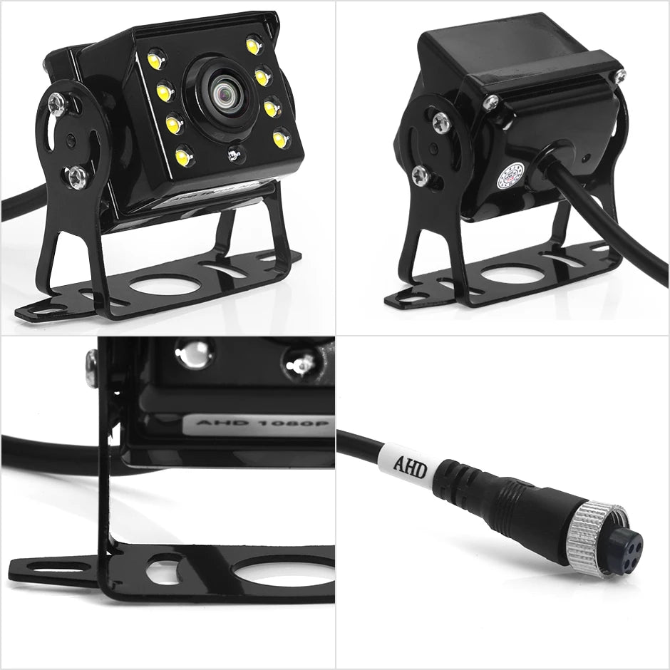 GreenYi 170° AHD 1920*1080P Fisheye Wide Angle Lens High Definition Starlight Night Vision Car Rear View Camera For Bus Truck
