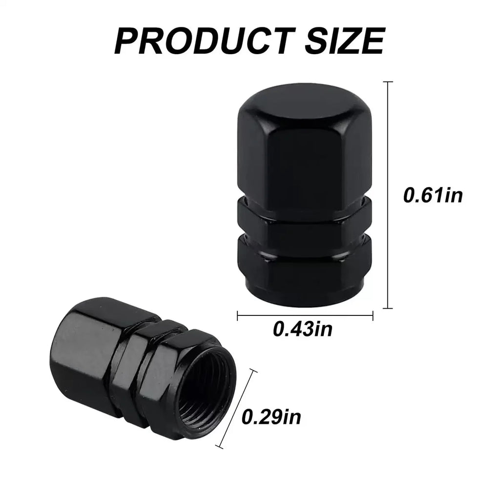 Car Wheel Tire Valve Caps Tyre Stem Covers For Volvo R-Design C30 C70 S60 S90 V60 V90 T5 T6 XC40 XC60 XC90 B5 B6 EM-90 Rdesign