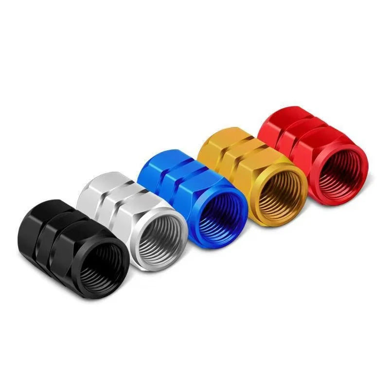 Car Wheel Tire Valve Caps Tyre Stem Covers For Volvo R-Design C30 C70 S60 S90 V60 V90 T5 T6 XC40 XC60 XC90 B5 B6 EM-90 Rdesign