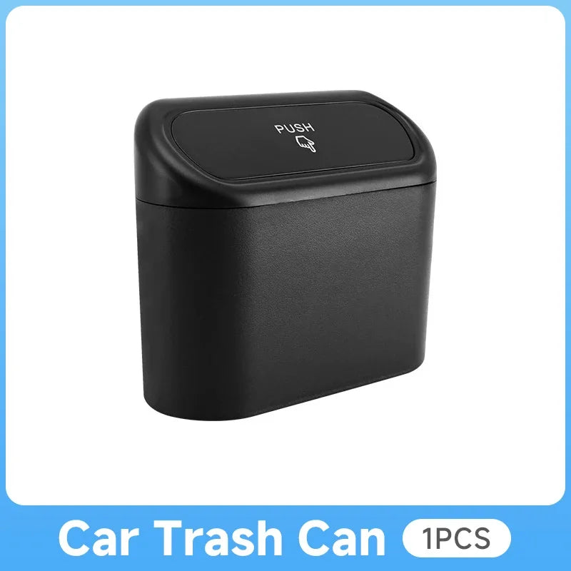 For Volvo XC60 XC90 XC40 S90 V90 V60 2015-2019 2020 2021 2022 2023 2024 2025 Car Small Trash Can With Lid Leak-proof Accessories