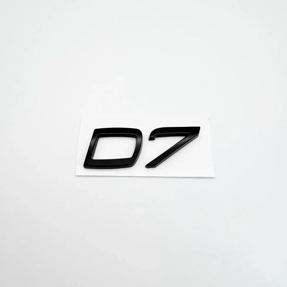 Car Metal D2 D3 D4 D5 D6 D7 Letters Logo Trunk Emblem Badge Sticker For Volvo S40 S60 V40 V50 XC40 XC60 V70 V60 S90 C30 XC90