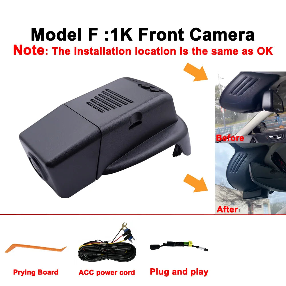 Customized OEM 4K HD Plug and play Car WIFi DV For Volvo XC60 S90 V90 2017 to 2020 Year model Video Recorder Recording Devices