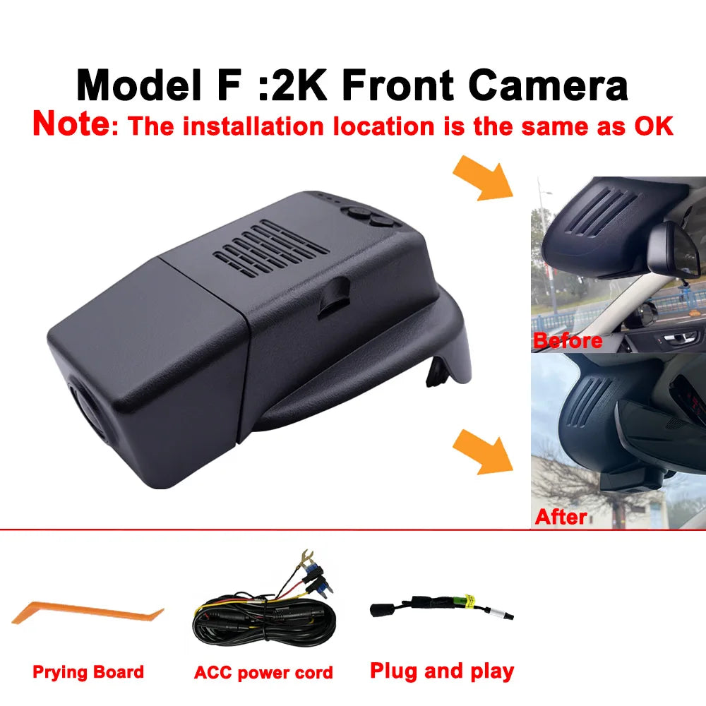 Customized OEM 4K HD Plug and play Car WIFi DV For Volvo XC60 S90 V90 2017 to 2020 Year model Video Recorder Recording Devices