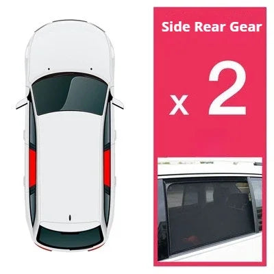 For Volvo V90 2017-2023 Magnetic Car Sunshade Shield Front Windshield Frame Curtain Rear Baby Side Window Sun Shade Visor