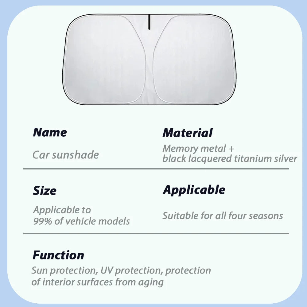 car laser sunshade windshield heat insulation sunshade Suitable for Volvo S60 S80 S90 V40 V60 V90 XC40 XC60 XC90