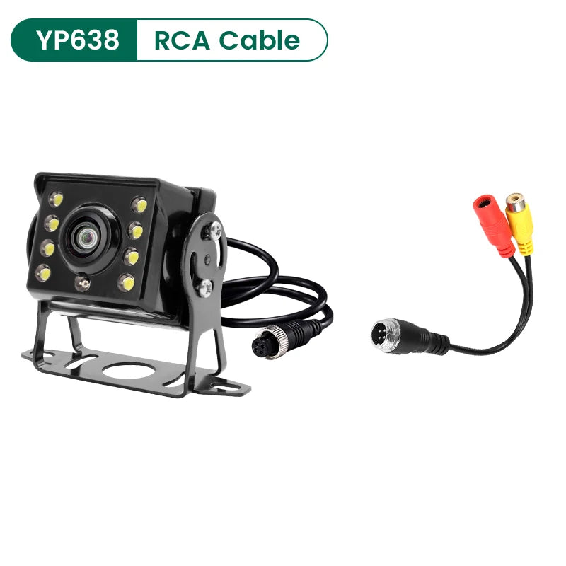 GreenYi 170° AHD 1920*1080P Fisheye Wide Angle Lens High Definition Starlight Night Vision Car Rear View Camera For Bus Truck