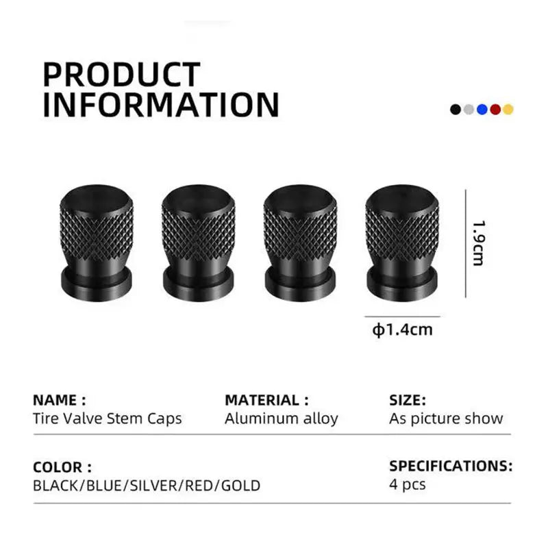 Car Wheel Tire Valve Caps Tyre Stem Covers For Volvo R-Design C30 C70 S60 S90 V60 V90 T5 T6 XC40 XC60 XC90 B5 B6 EM-90 Rdesign