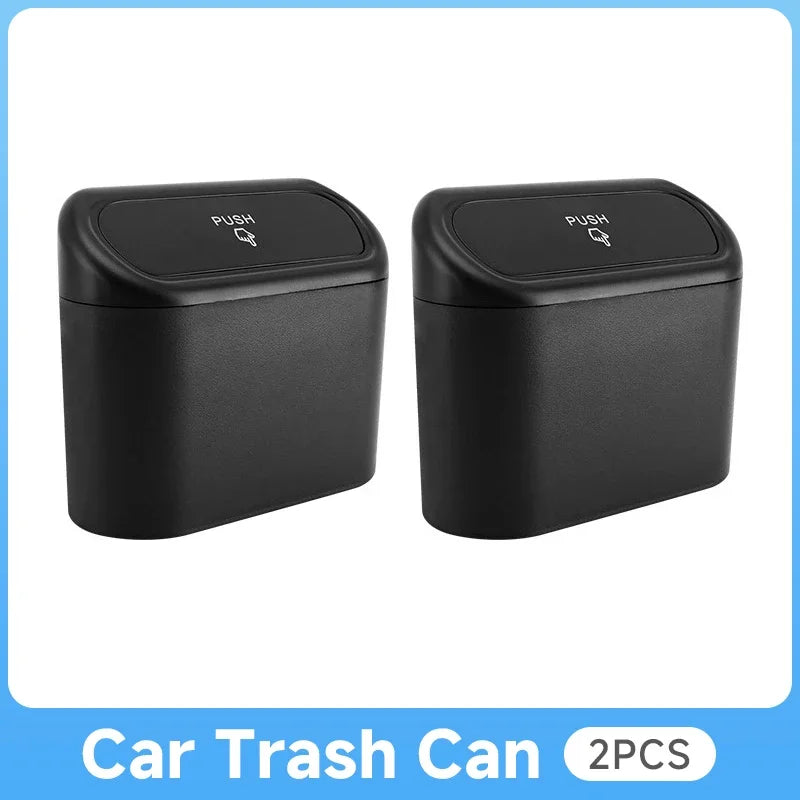 For Volvo XC60 XC90 XC40 S90 V90 V60 2015-2019 2020 2021 2022 2023 2024 2025 Car Small Trash Can With Lid Leak-proof Accessories