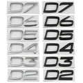 B3 B4 B5 B6 Letter Labels Car Sticker for Volvo Car Accessories Rear Boot Refit Trunk Emblem Badge Decoration Displacement Decal
