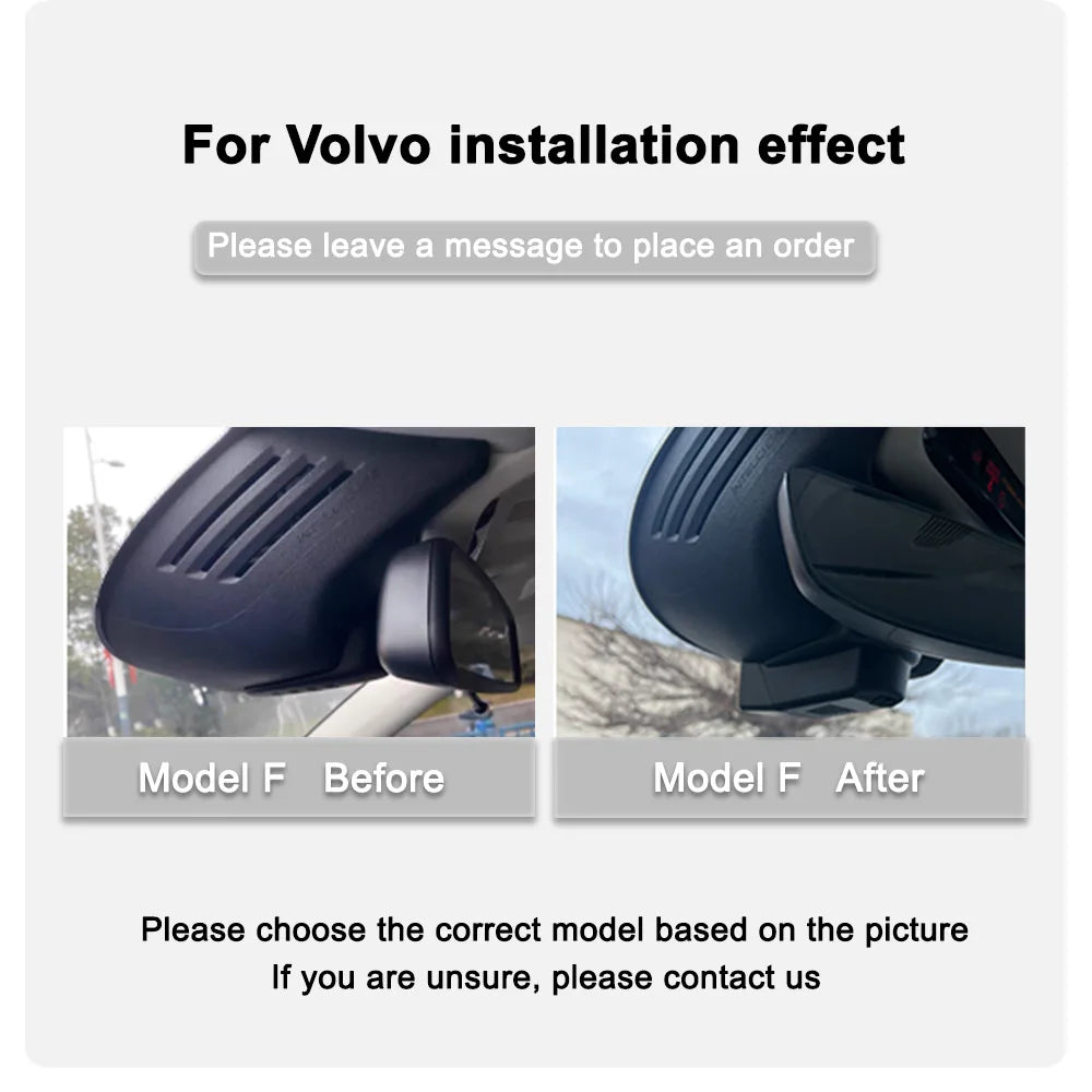 Customized OEM 4K HD Plug and play Car WIFi DV For Volvo XC60 S90 V90 2017 to 2020 Year model Video Recorder Recording Devices
