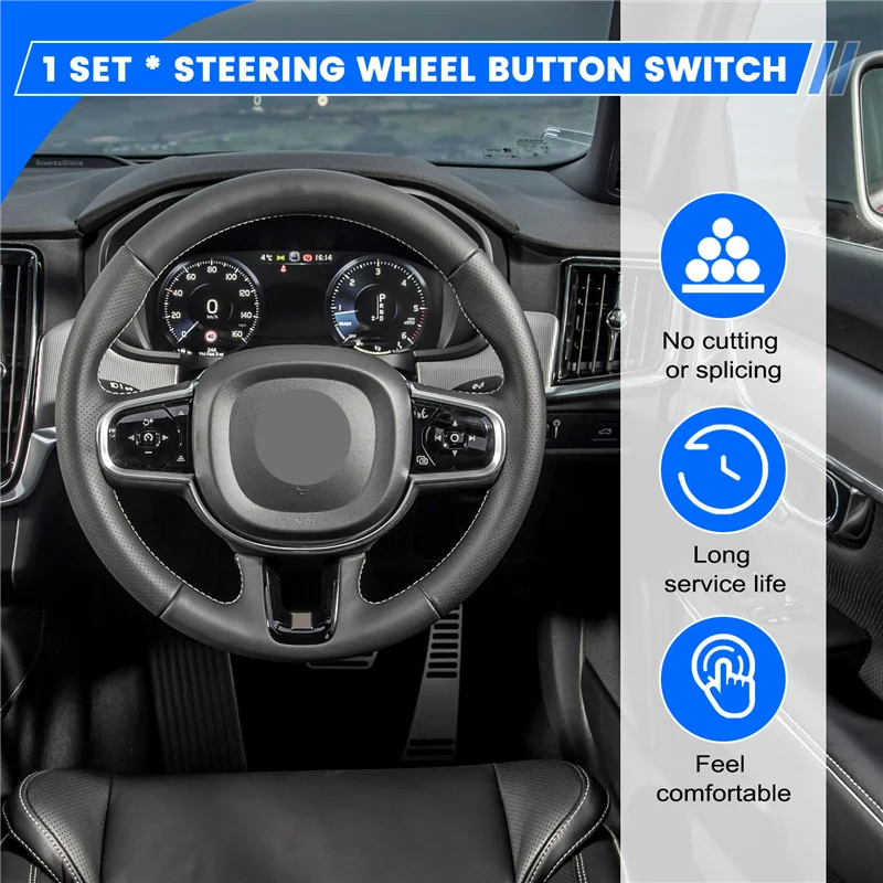 1Set New Car Steering Wheel Cruise Control Switch Button For Volvo S60 S90 V90 XC90 XC60 MK2 31443498 31443499