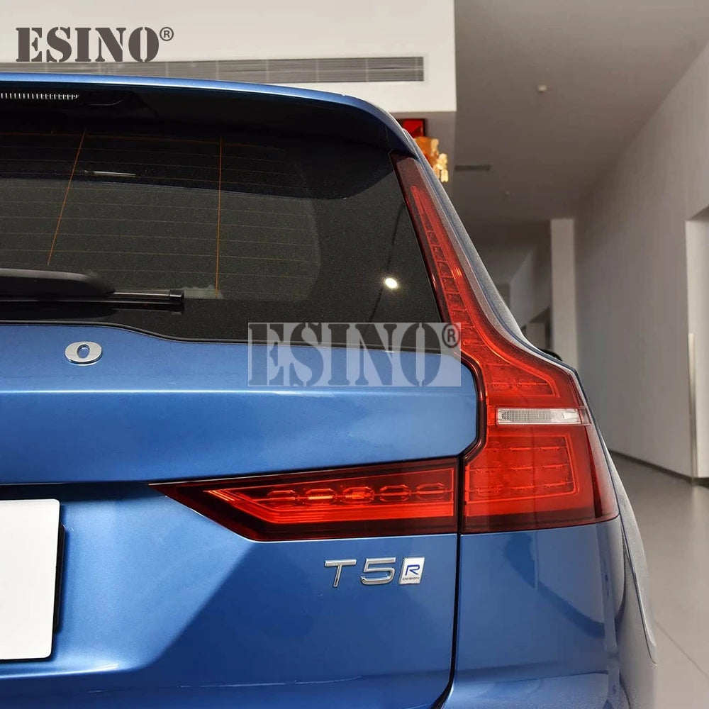 3D T3 T4 T5 T6 T7 T8 3D ABS Adhesive Rear Trunk Emblem Badge Sticker for Volvo XC40 XC60 XC90 V40 V60 V70 V90 S40 S60 S80 S90
